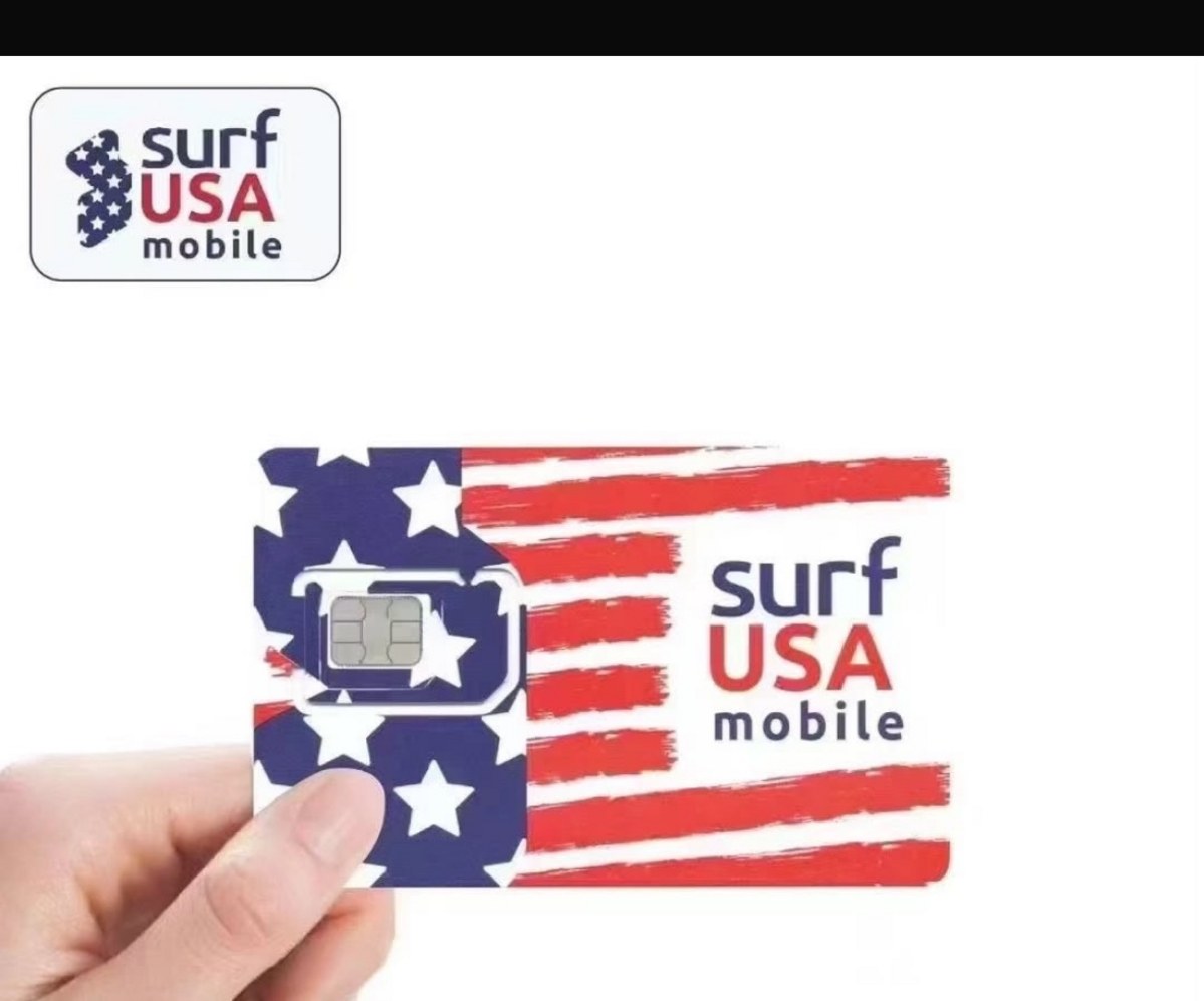 Surf USA Mobile 实体 SIM 卡